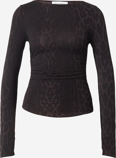 OH APRIL Majica 'Maeve' u tamno smeđa / crna, Pregled proizvoda