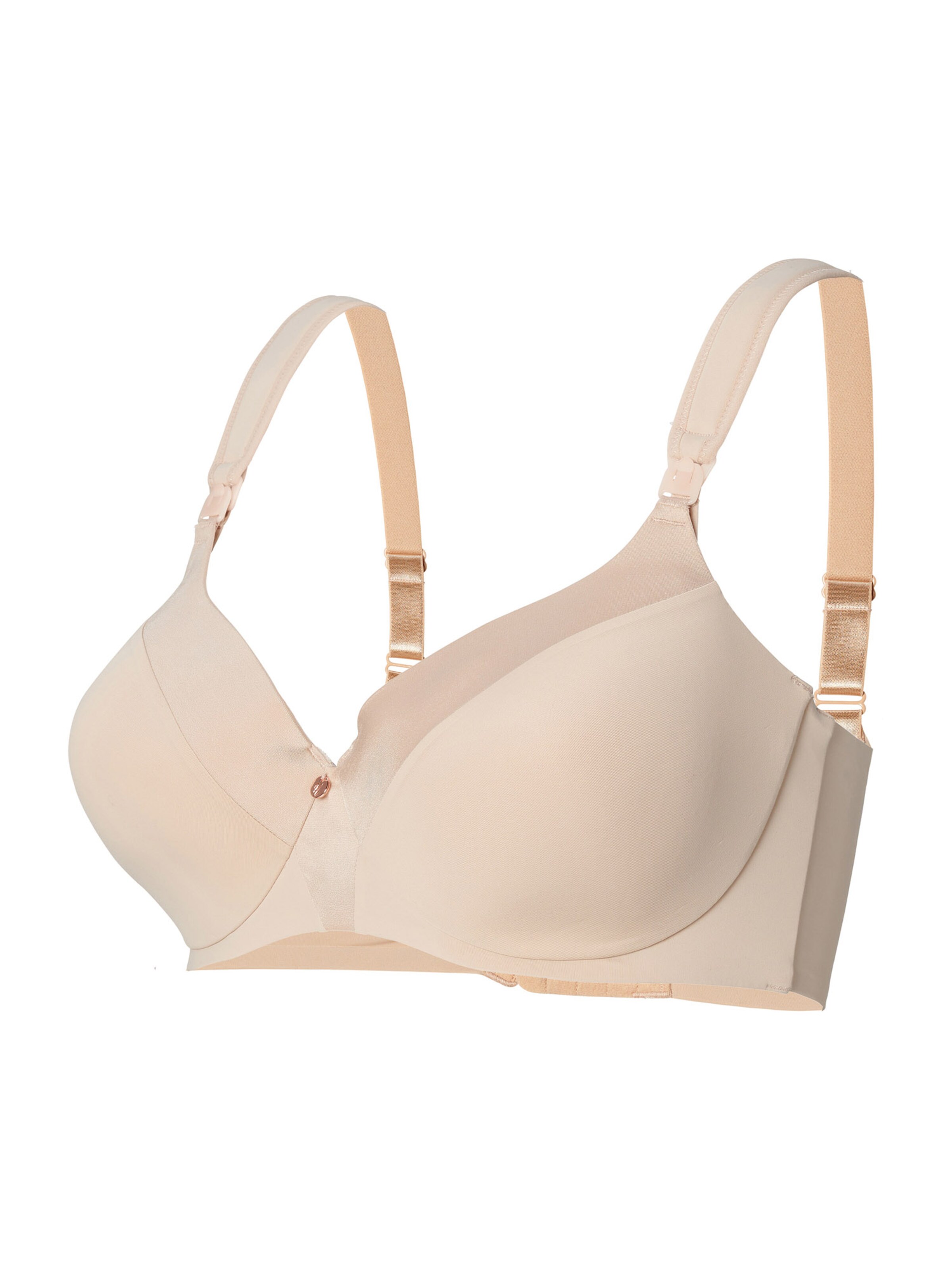 Noppies T-shirt Nursing bra 'Shiny Matt +' in Beige