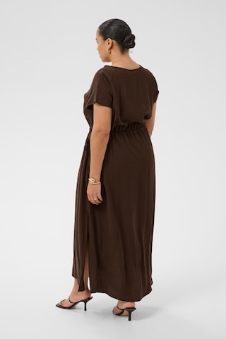 KAFFE CURVE Kleid 'Alberte' in Braun