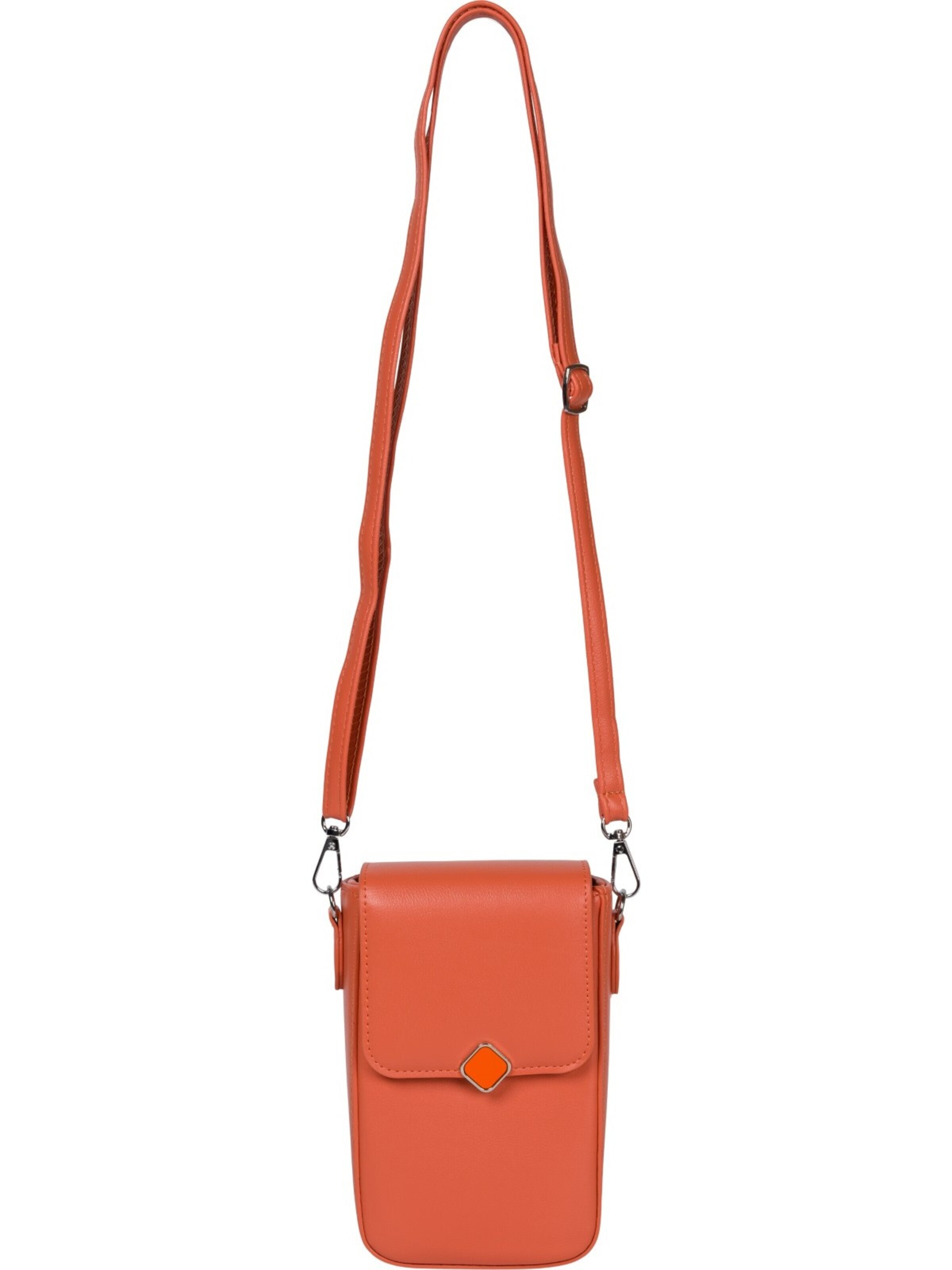 styleBREAKER Umhängetasche 'Box Bag Umhängetasche Uni'‌ in Orange