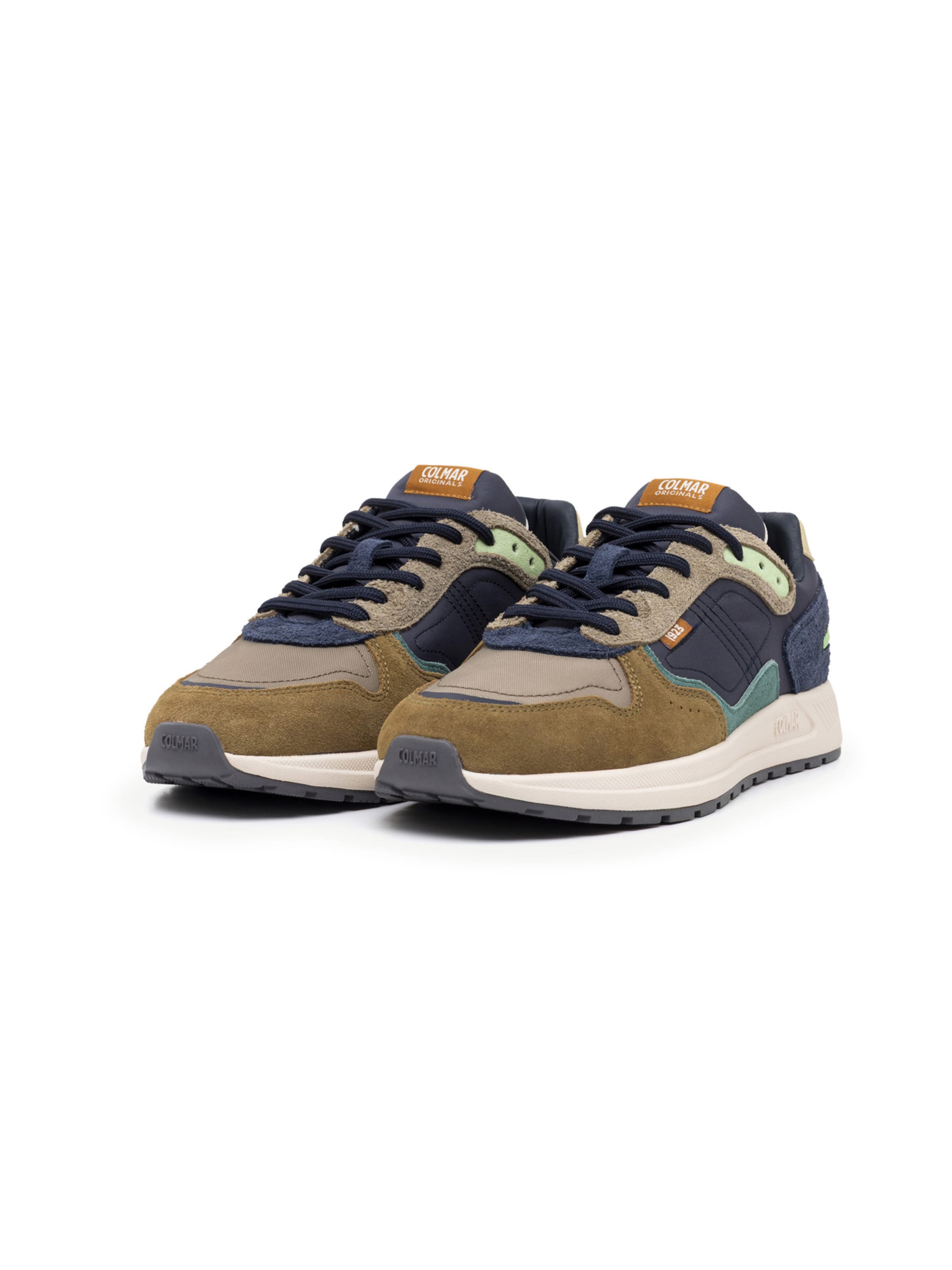 Colmar Platform trainers 'Logan Effect' in Blue: front