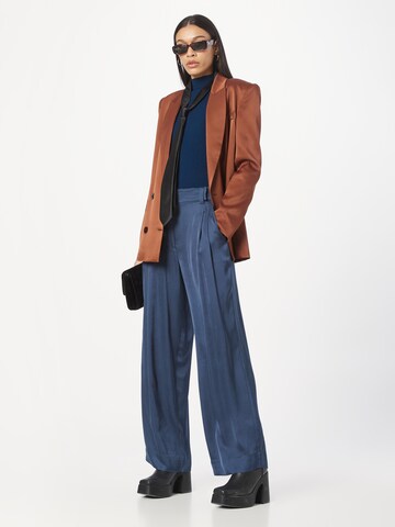 SECOND FEMALE Wide Leg Hose in Blau