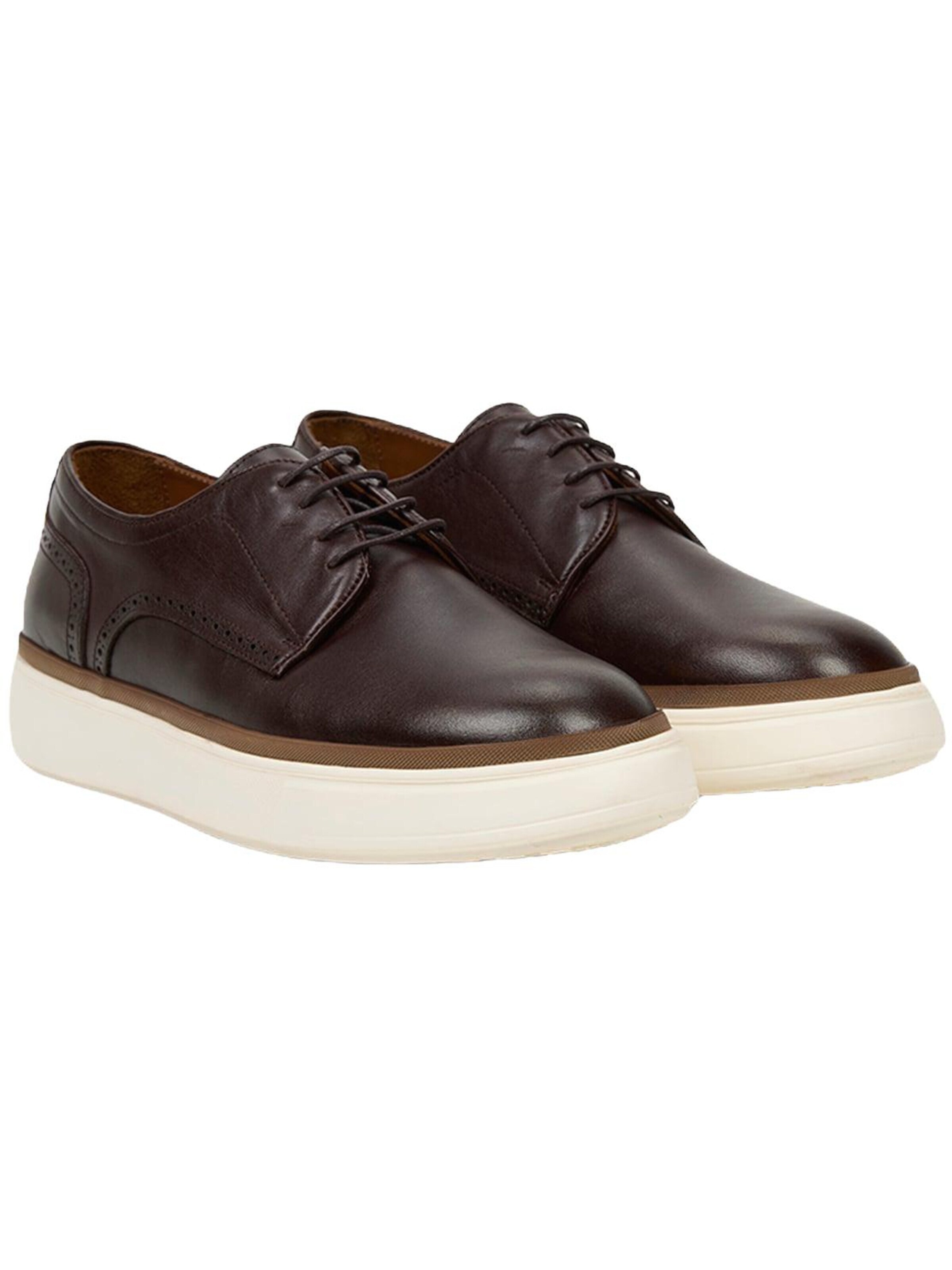 Chaussure à lacets 'Spitze' Desa en marron