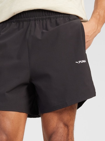 PUMA Regular Sportshorts '5" Ultrabreathe' in Schwarz