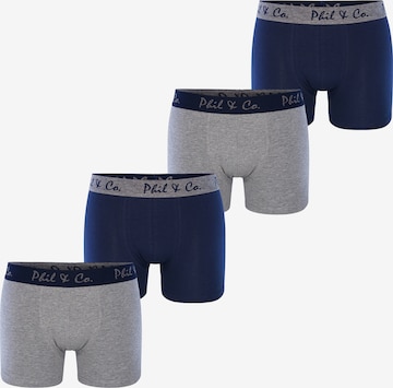 Phil & Co. Berlin Boxershorts in Blau: predná strana