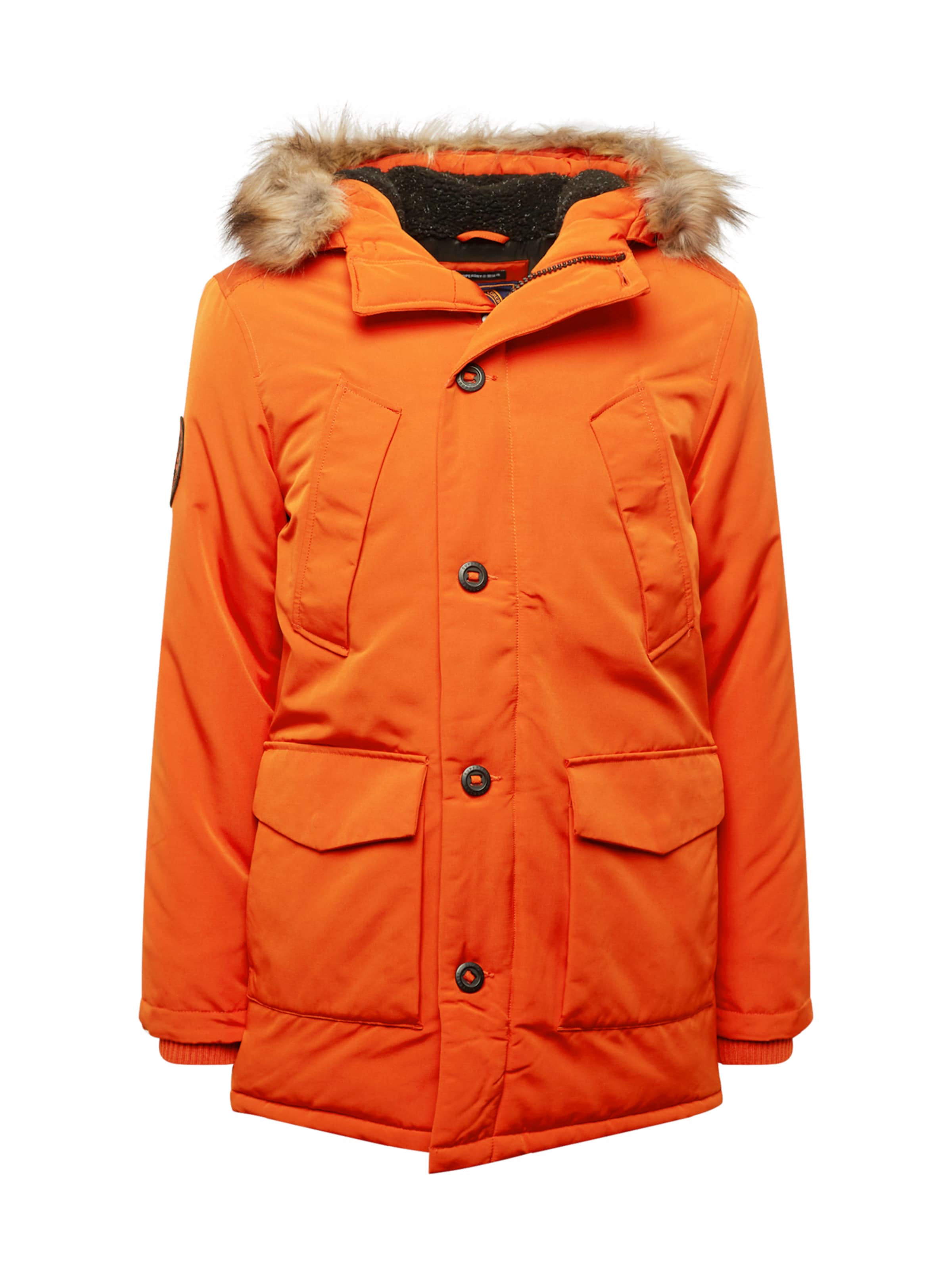 Superdry & Co Téli parka 'Everest' - narancs: elől