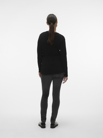 MAMALICIOUS Sweater 'LENA TESS' in Black