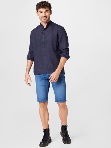 Marc O'Polo Regular fit Overhemd in Blauw