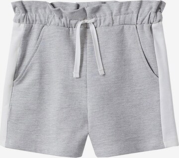 MANGO KIDS Regular Pants 'ALBA' in Grey: front