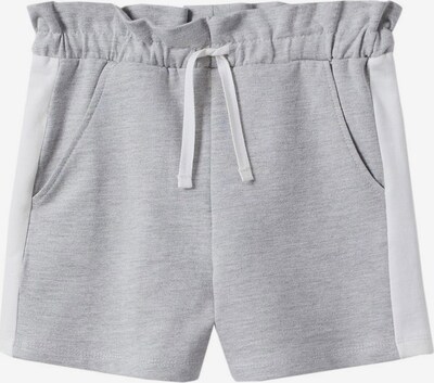 MANGO KIDS Pants 'ALBA' in Grey / White, Item view