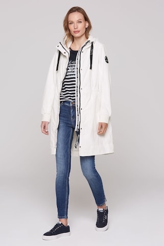 Soccx Between-Seasons Parka in White