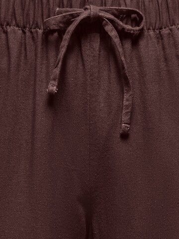 ONLY Loosefit Broek 'ONLGoa' in Bruin