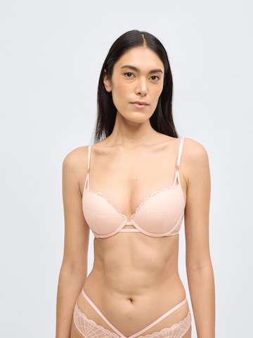 TRIUMPHPush-up Grudnjak 'That Night In Vegas' - bijela boja: prednji dio