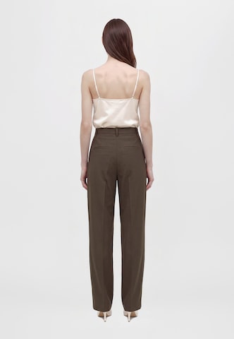 Vero Moda Tall Wide leg Pleat-front trousers 'VMNILA' in Brown: back