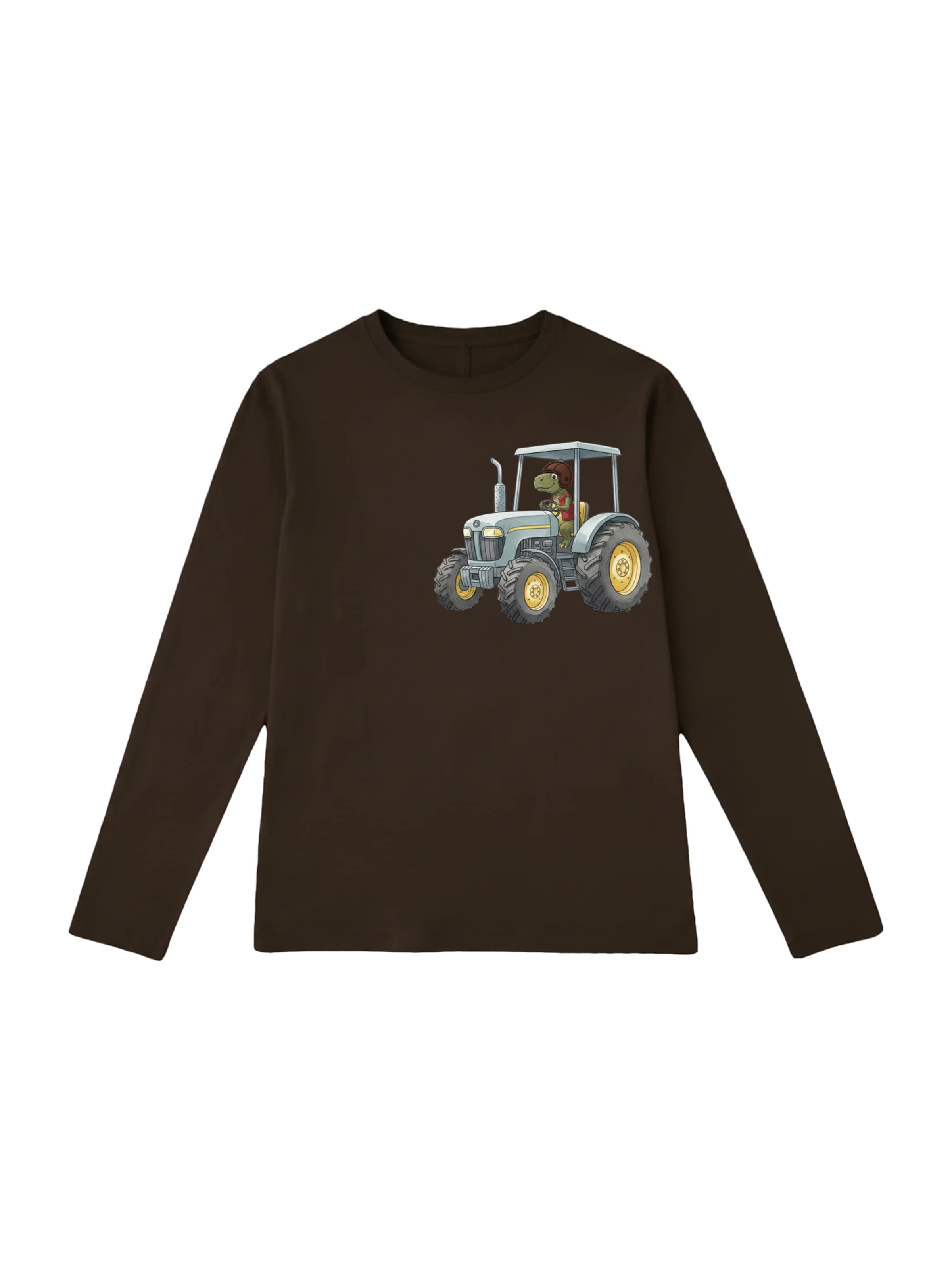 NAME IT Shirt 'NMMRAVN' in Brown: front