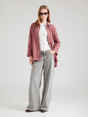 Hailys Блузка 'Ro44bina A' в Ярко-розовый