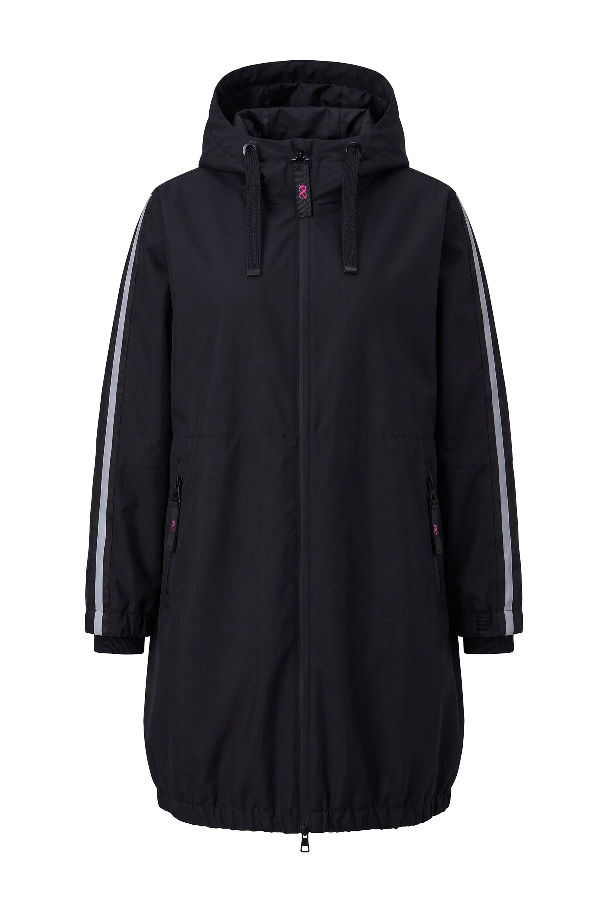 LAURASØN Raincoat in Black: front