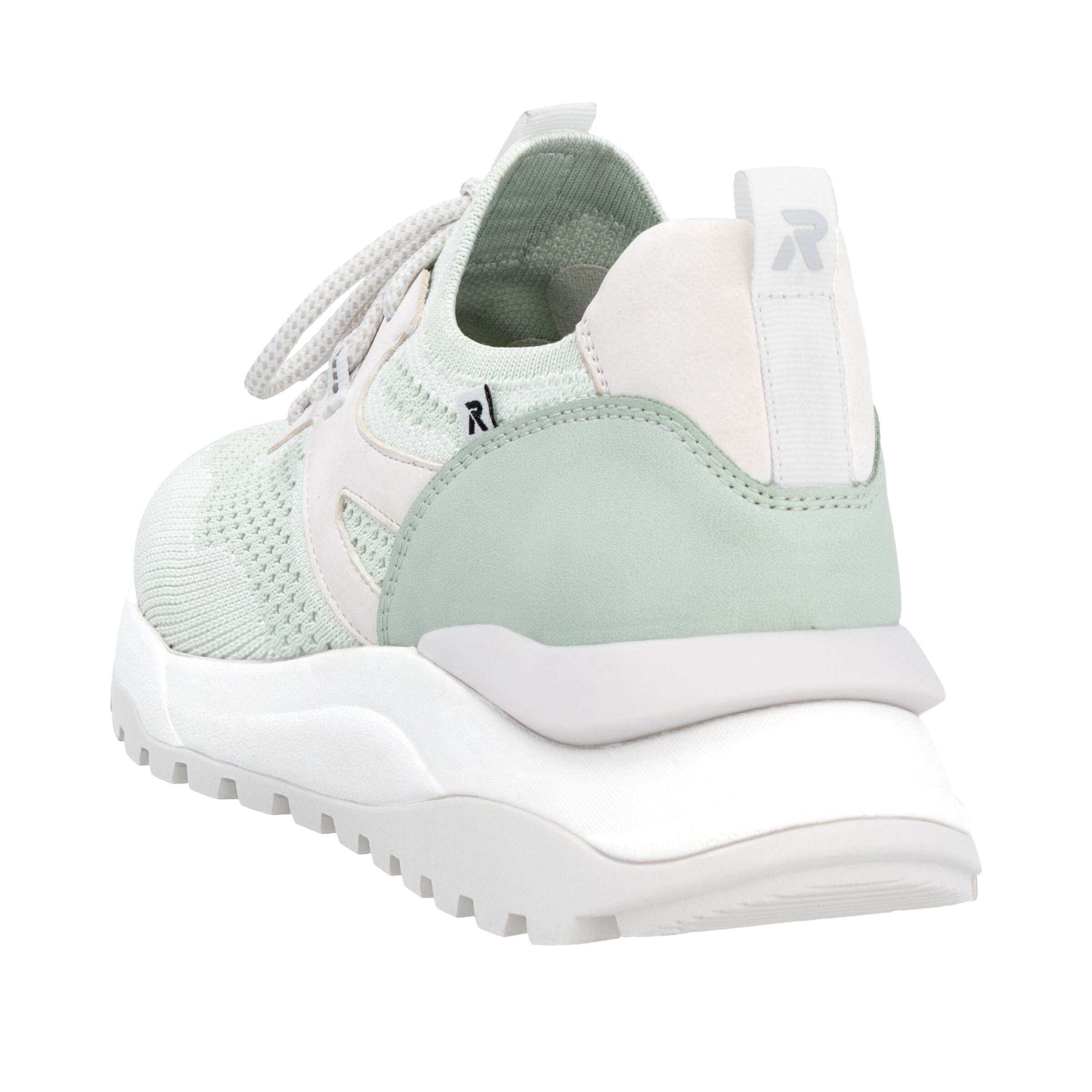 Baskets basses Rieker Sport en vert