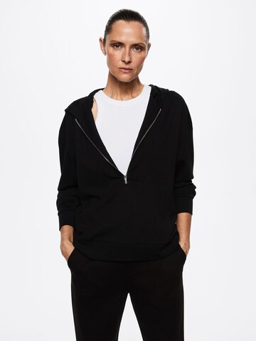 MANGO Sweatshirt 'Florida' in Black: front