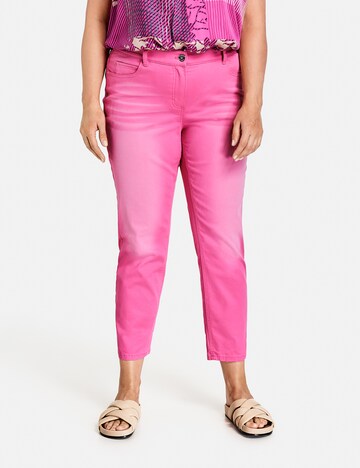 Slimfit Jeans 'Betty' di SAMOON in rosa: frontale