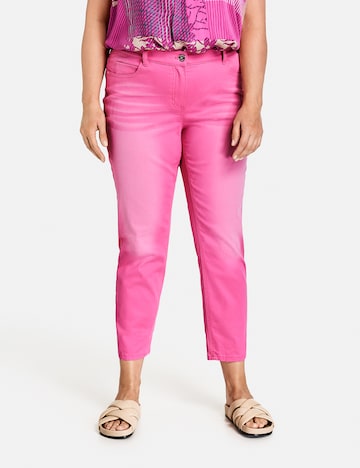 SAMOON Slim fit Jeans 'Betty' in Pink: front