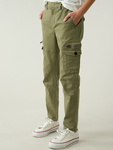 Deeluxe Slimfit Broek 'Danakil' in Groen