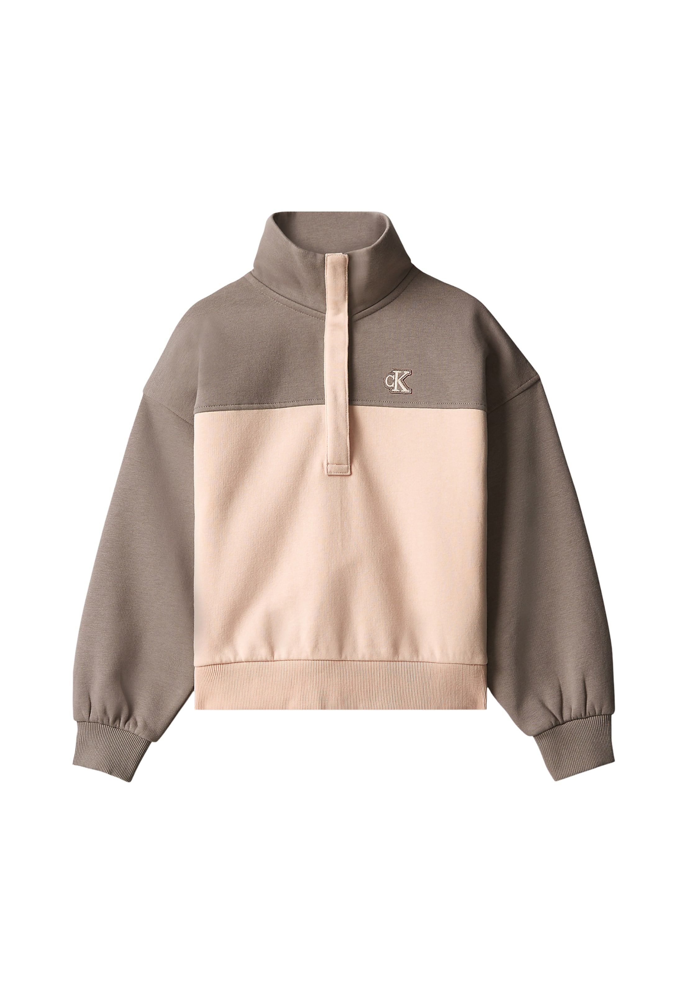Calvin Klein Jeans Collegepaita värissä beige: etupuoli