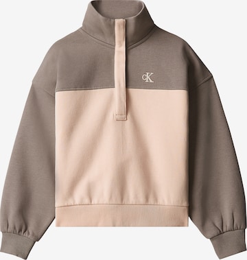 Calvin Klein Jeans Collegepaita värissä beige: etupuoli