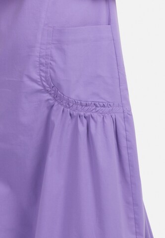 HELMIDGE Shirt Dress in Purple