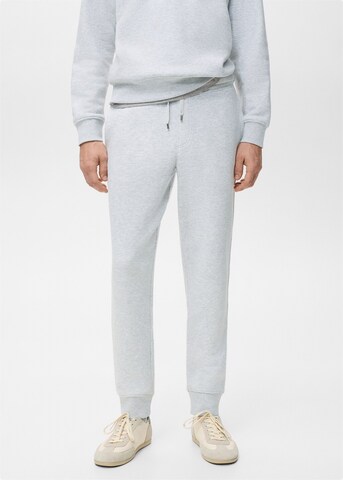 MANGO MAN Tapered Pants 'Cohen' in Grey: front