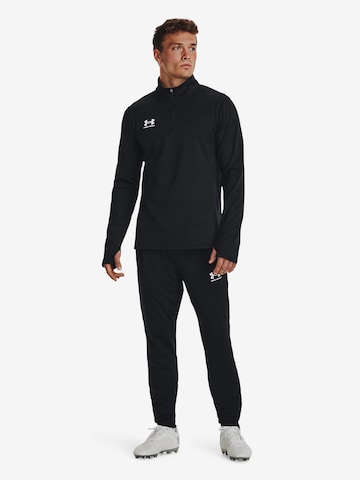 UNDER ARMOUR - Camisa funcionais 'Challenger' em preto