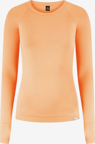 T-shirt fonctionnel ' Lorie ' Smilodox en orange : devant