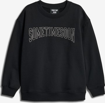 SOMETIME SOON Sweatshirt 'Winters' in Black: front