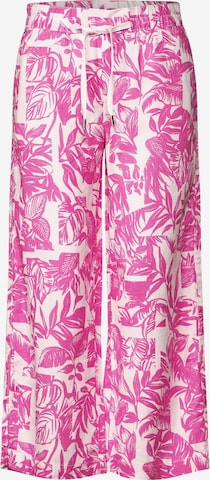 STREET ONE Wide leg Broek in Roze: voorkant