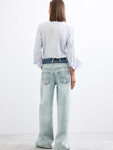 Desigual - Pierna ancha Vaquero en azul