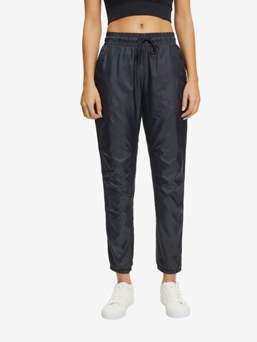 ESPRIT Regular Workout Pants in Black: front