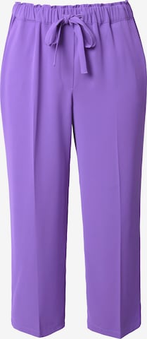 Ulla Popken Regular Hose in Lila: Vorderseite