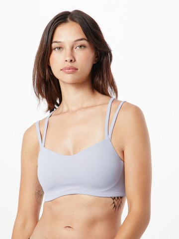 NIKE Bustier Sport-BH in Blau: predná strana