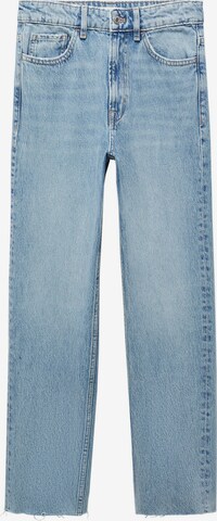 MANGO Regular Jeans 'BLANCA' in Blauw: voorkant