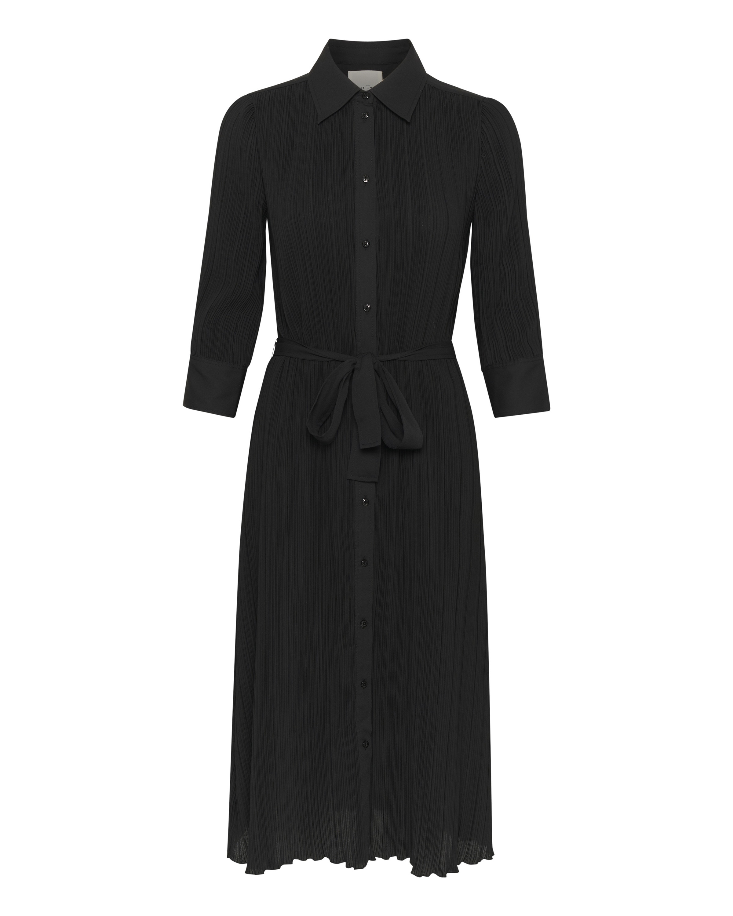 Robe-chemise 'Mariolla' Part Two en noir : devant