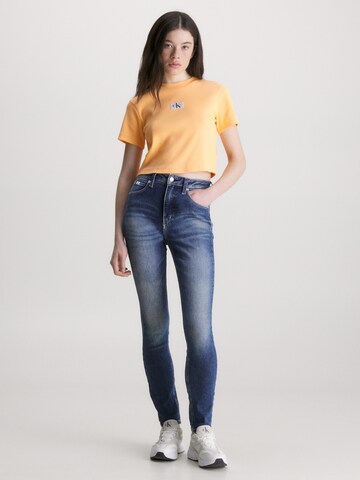 Calvin Klein Jeans Слим Джинсы в Синий