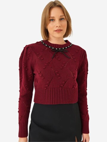 Pull-over Bianco Lucci en rouge