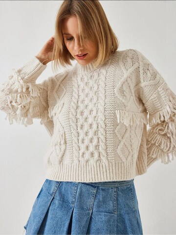 Pullover di Bianco Lucci in beige