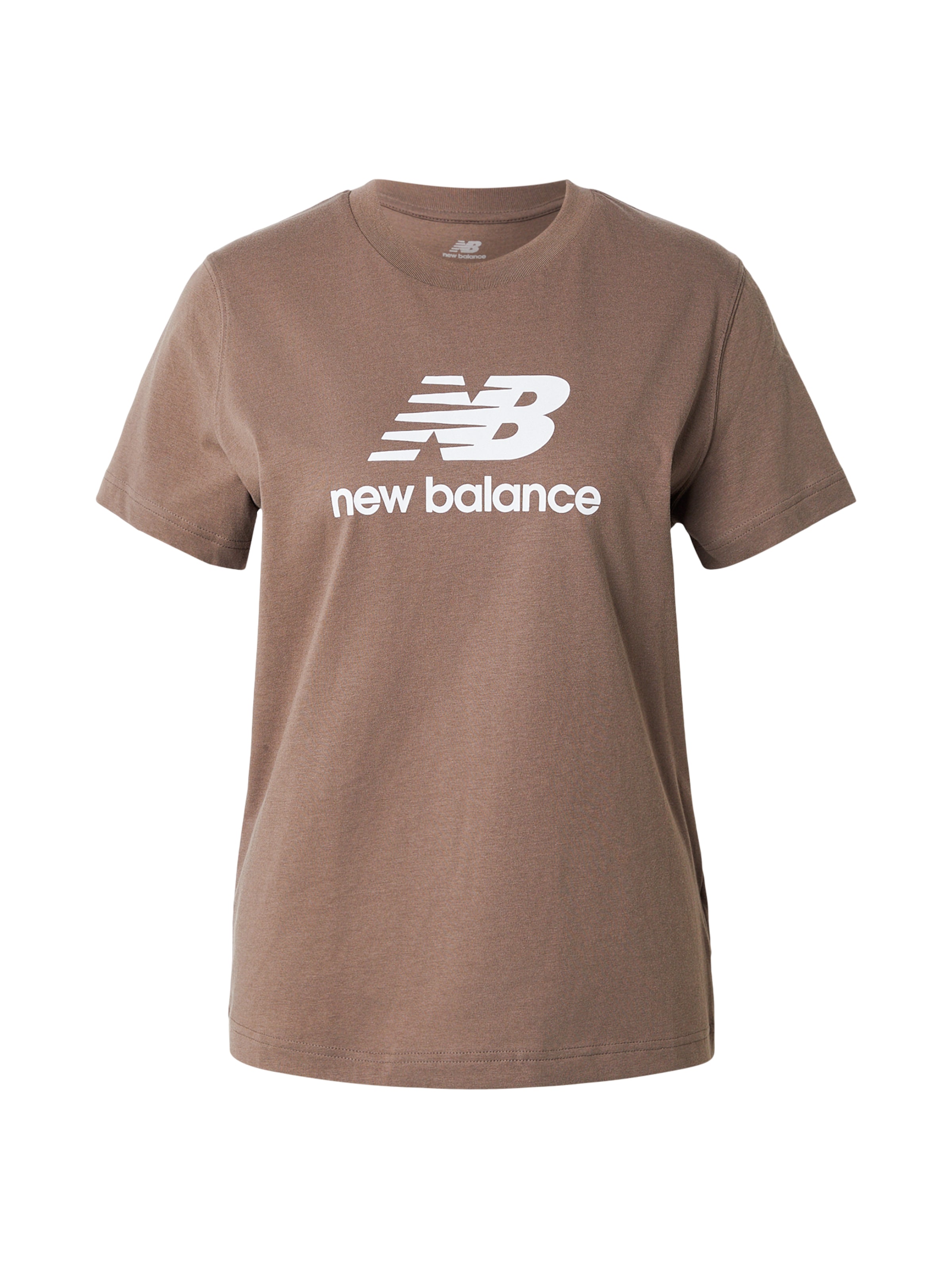 new balance T-Shirt 'Essentials' in Braun: Vorderseite