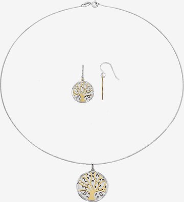 FIRETTI Jewelry Set in Silver: front