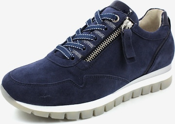 GABOR Athletic Lace-Up Shoes in Blue: front