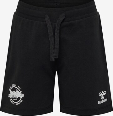 Hummel Regular Pants in Black: front