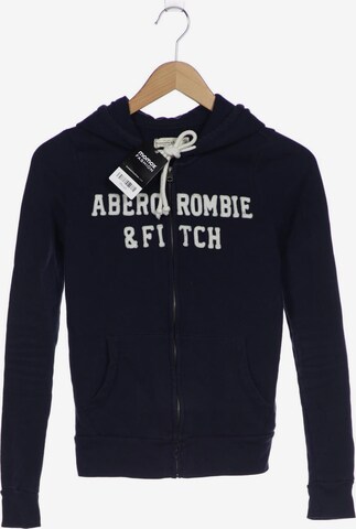 Abercrombie & Fitch Sweatshirt & Zip-Up Hoodie in XS in Blue: front