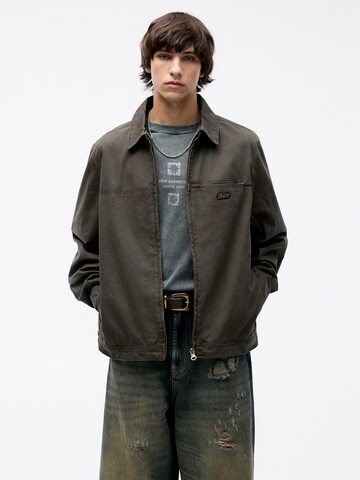 Pull&Bear Between-Season Jacket in Green: front