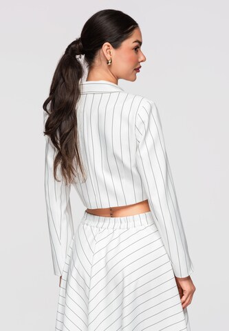 Ombre Blazers in Wit